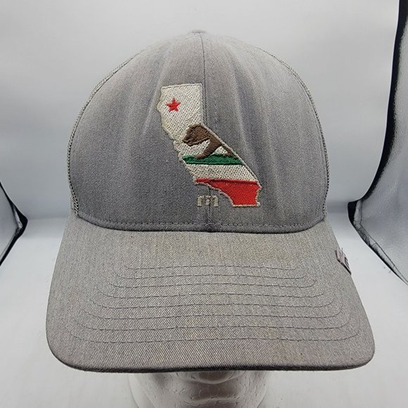 Travis Mathew Stater 2.0 Snapback Trucker Hat Adults Gray Adjustable Casual - Picture 1 of 9
